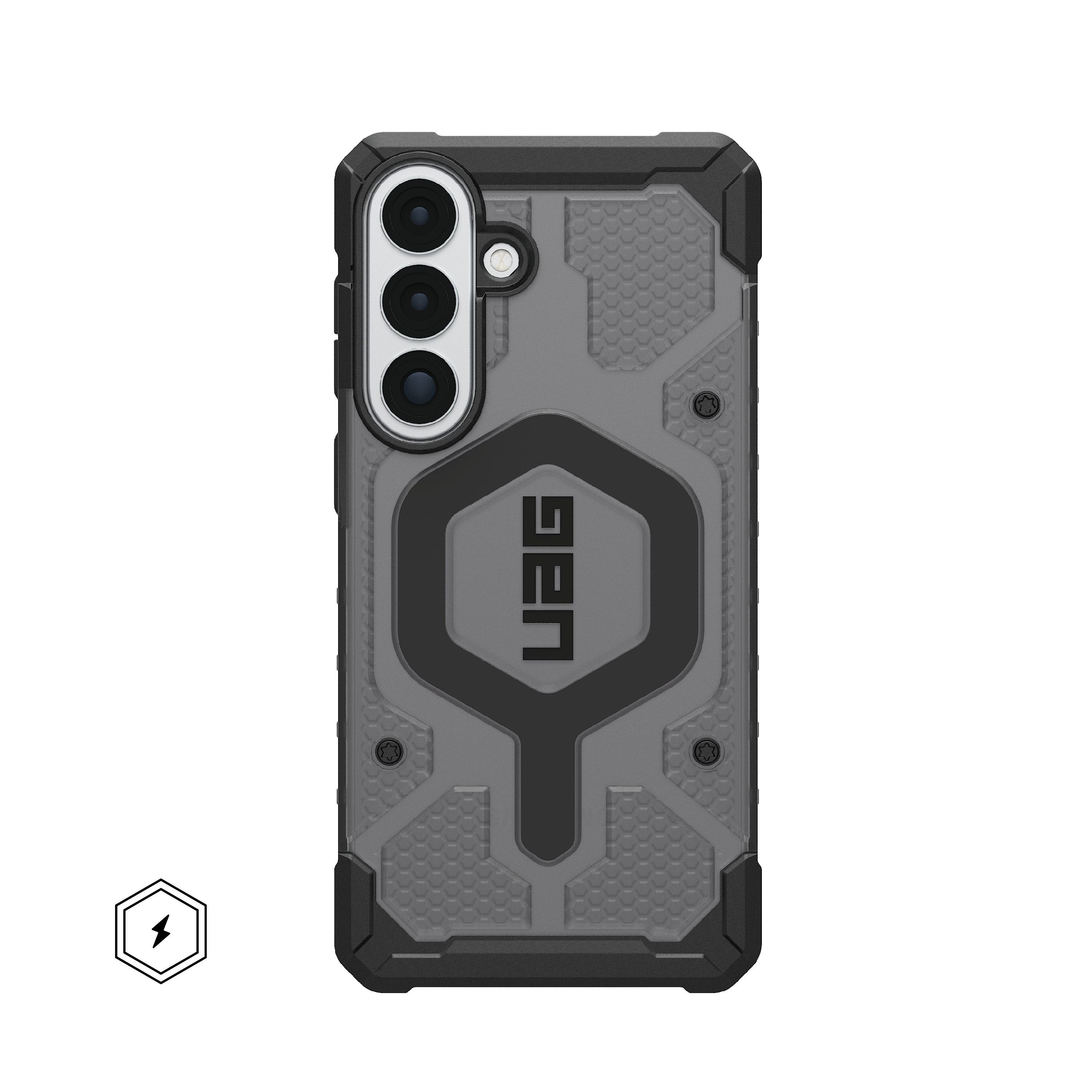 Pathfinder Clear Galaxy S26+ Plus Hülle - Ash/Black