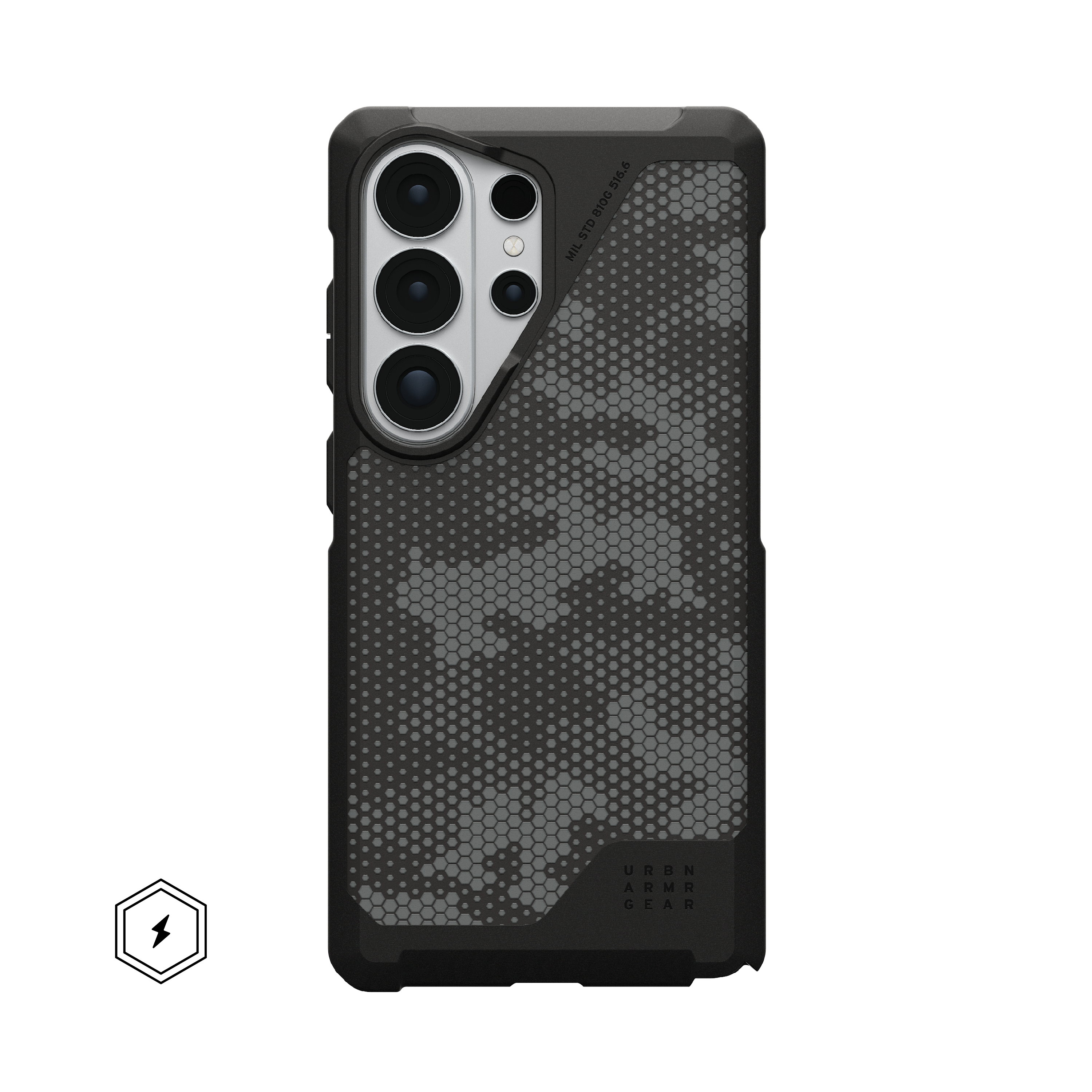 Metropolis LT Galaxy S26 Ultra Hülle - Micro Hex Camo Graphite
