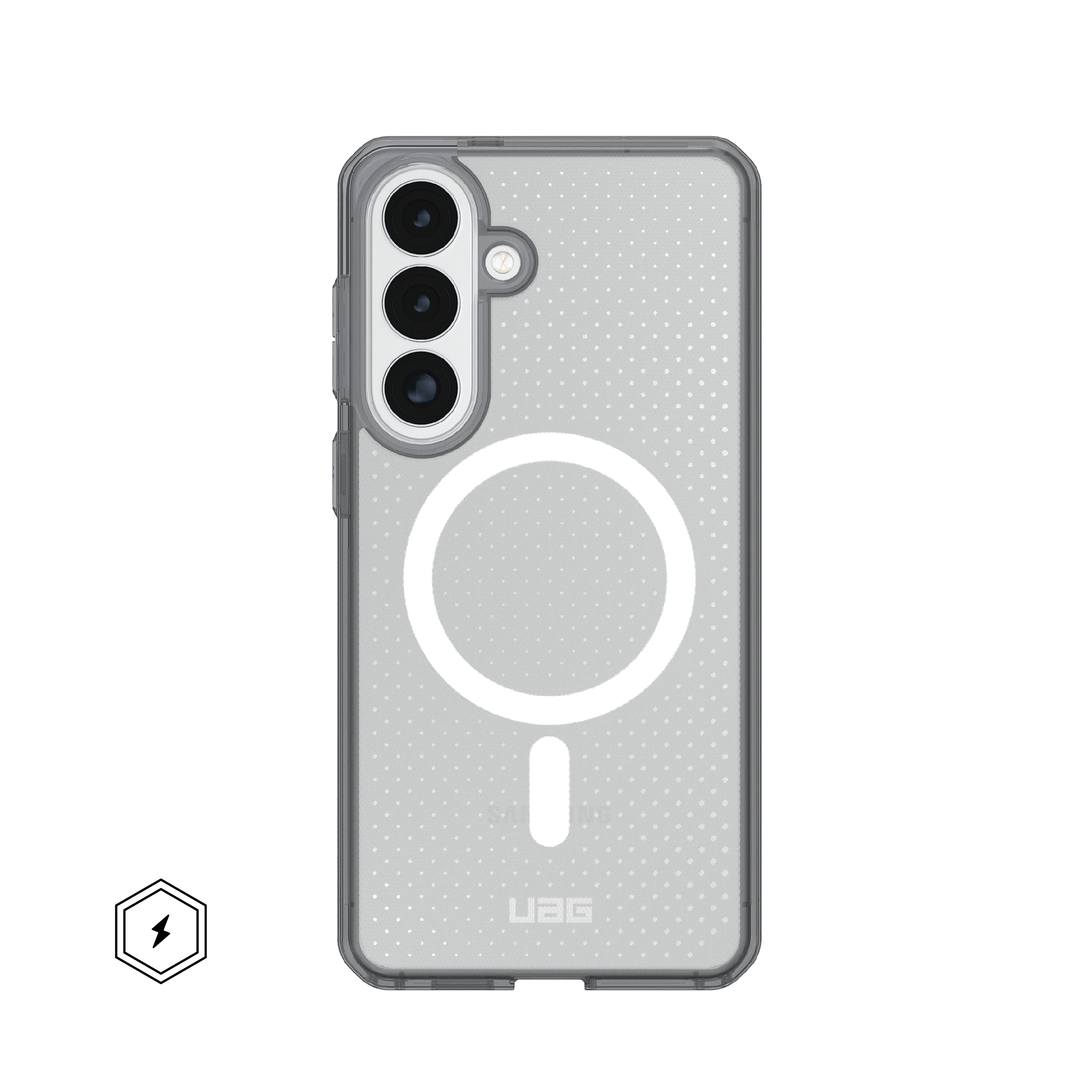 Dot Galaxy S26+ Plus Hülle - True Clear Ice/Ash