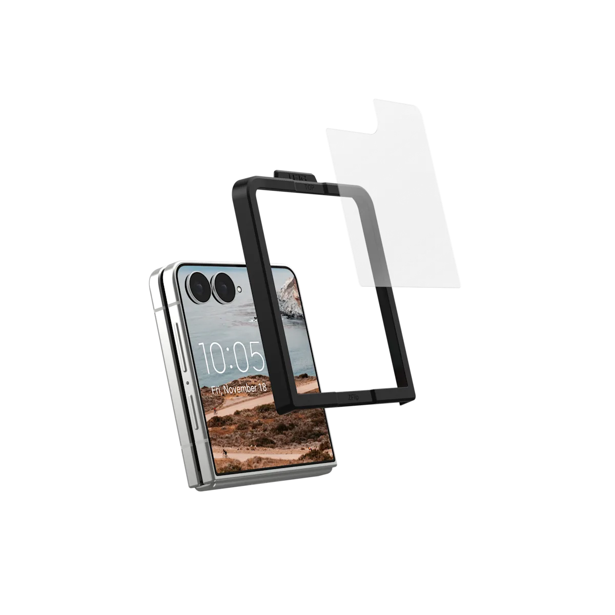 Glass Screen Protector Shield for Galaxy Z Flip8 - Clear