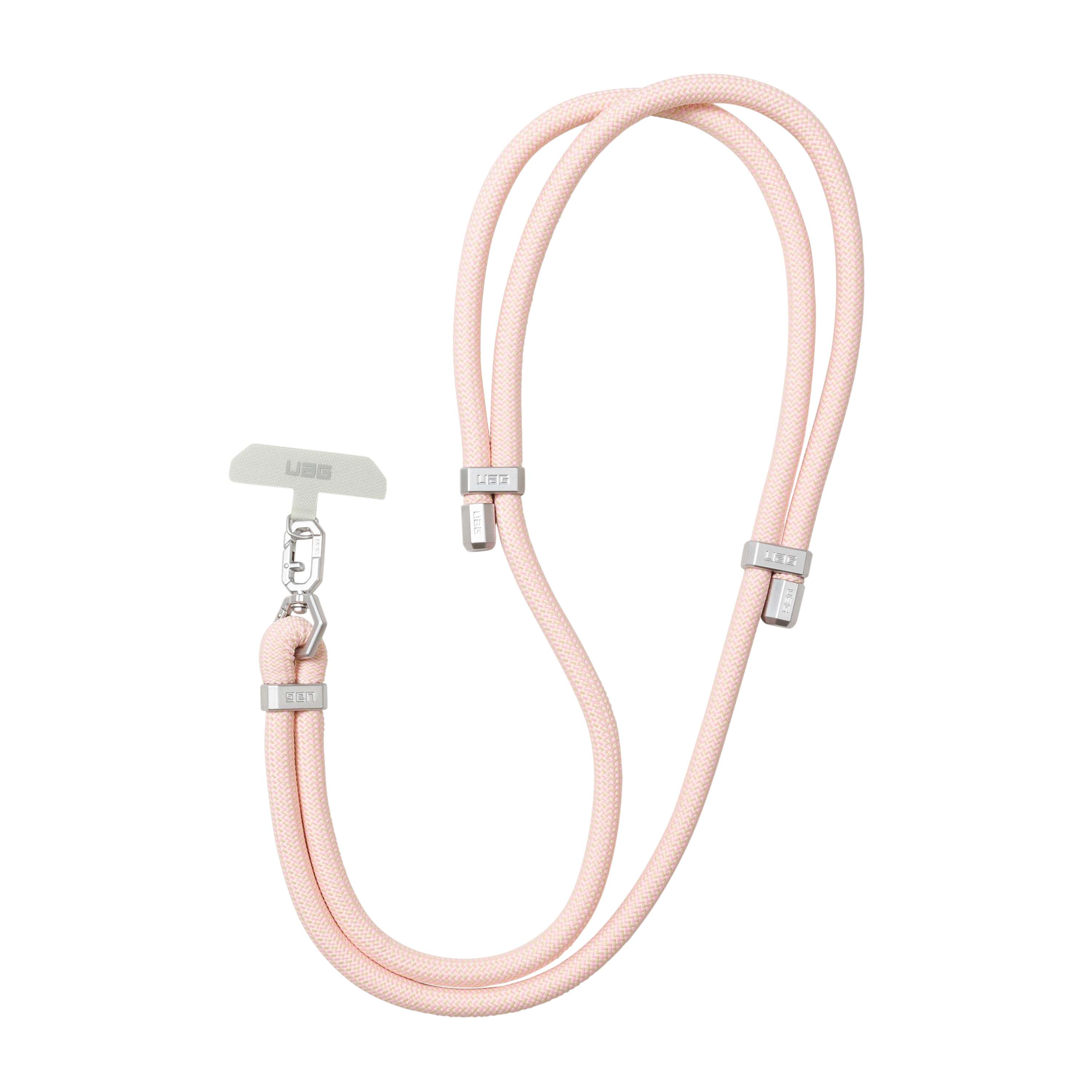 Civilian Thick Crossbody Lanyard - Rose Quartz