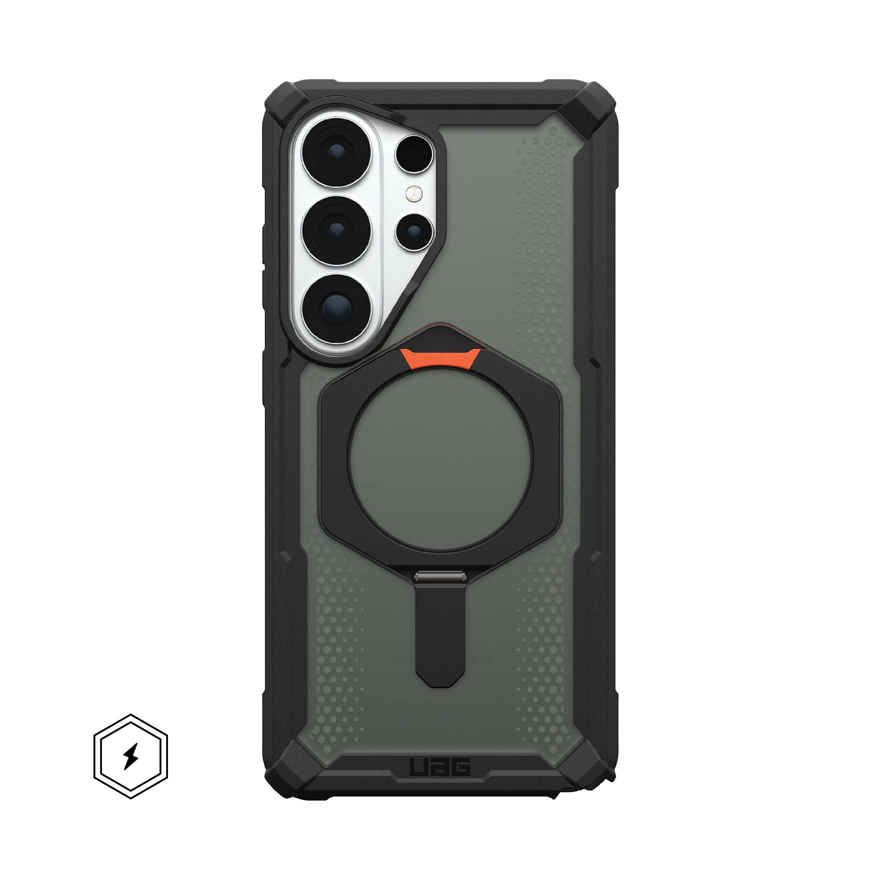 Plasma XTE Galaxy S26 Ultra Hülle - Black/Orange