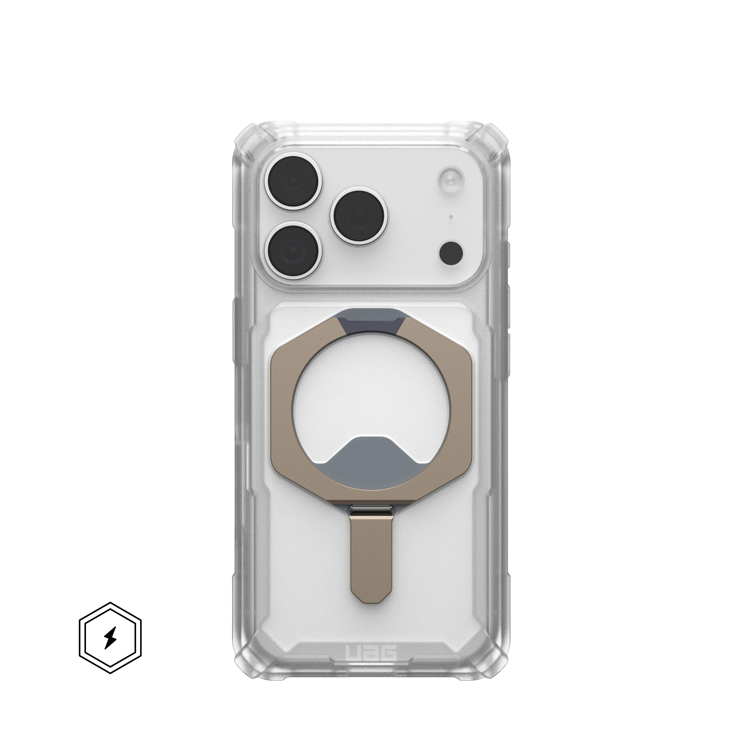 Plasma XTE iPhone 17 Pro Hülle - Clear/Titanium