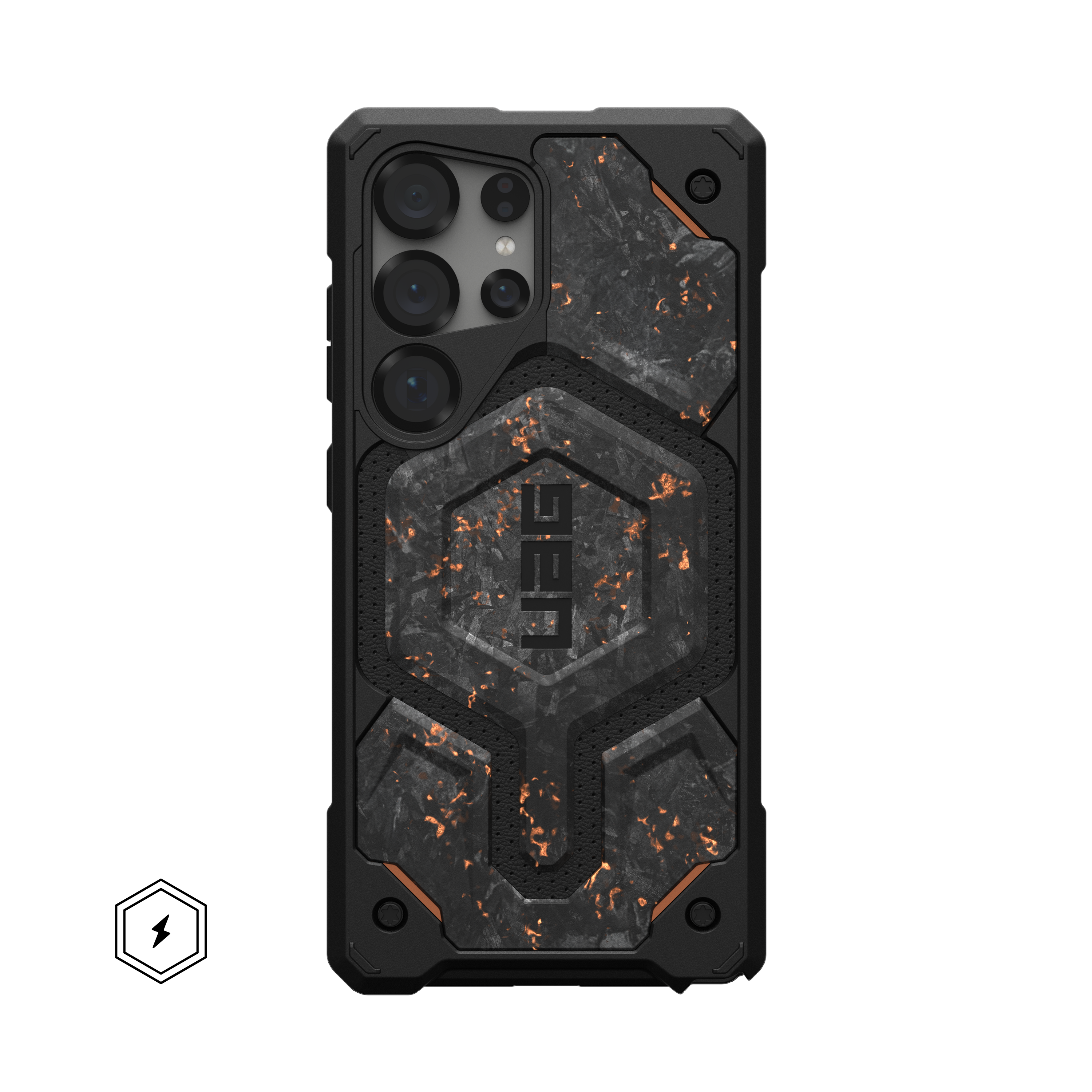Limited Edition Monarch Pro Galaxy S25 Ultra Hülle - Forged Carbon Fiber with Copper