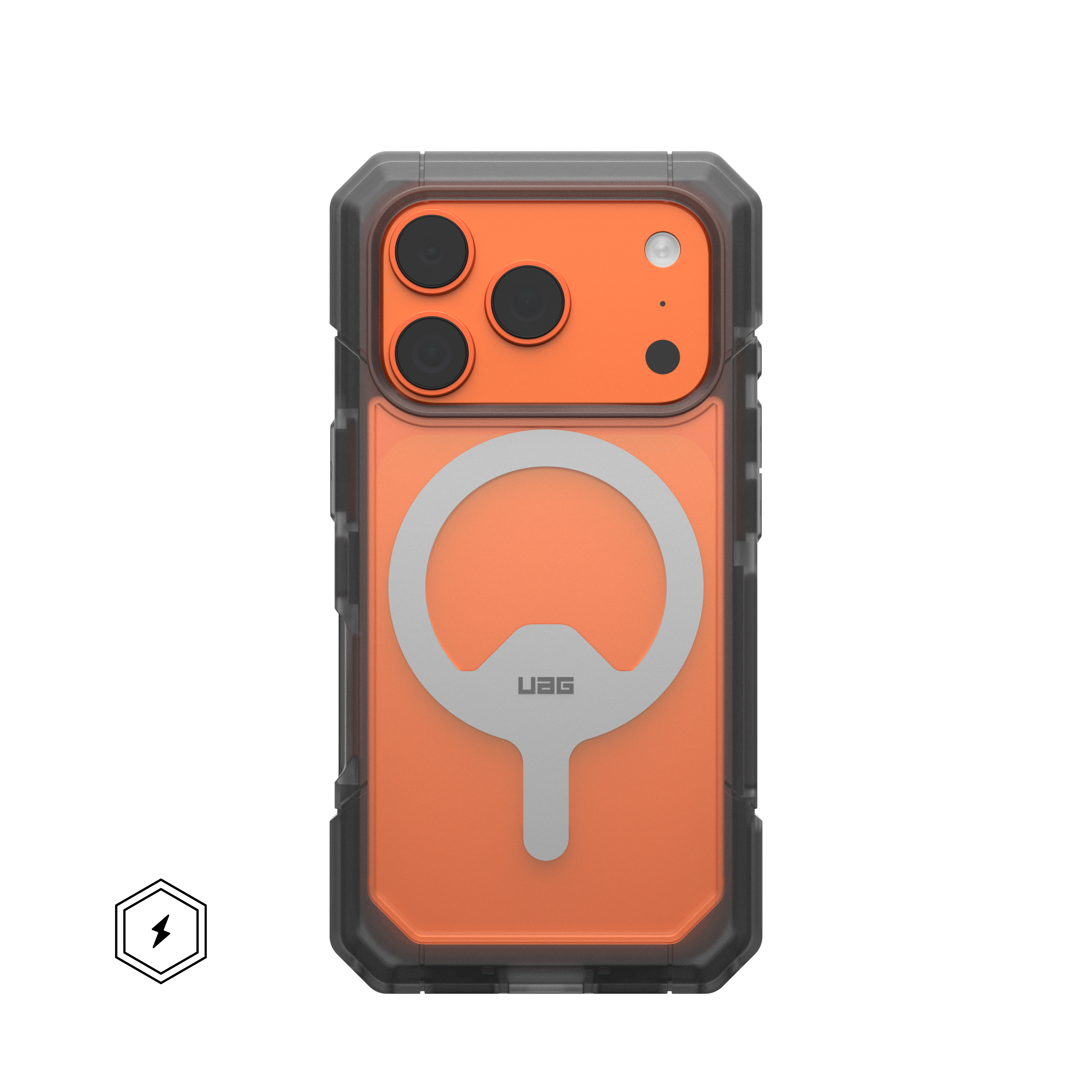 Trooper iPhone 17 Pro Hülle - Clear/Ash