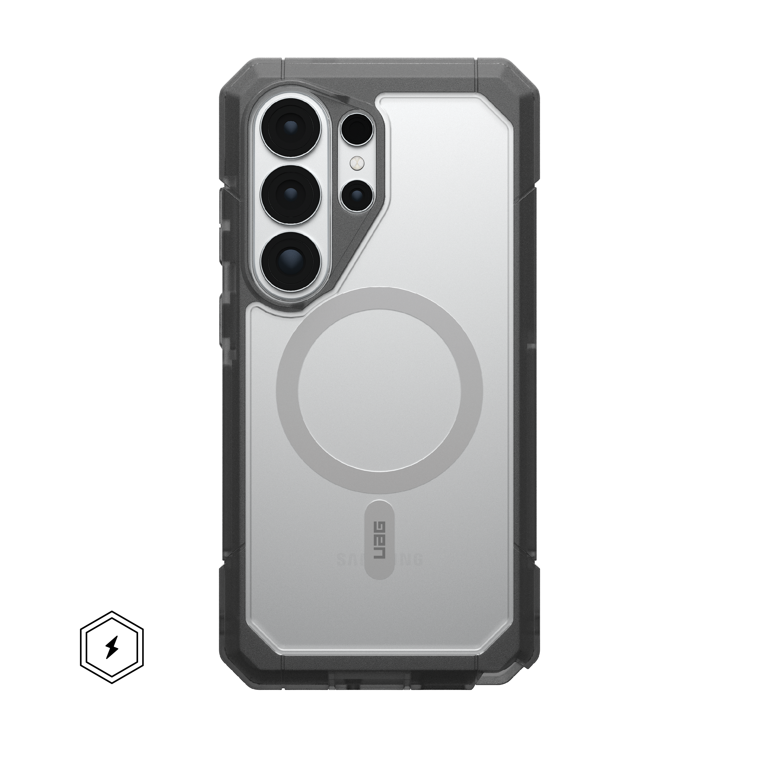 Trooper Galaxy S26 Ultra Hülle - Clear/Ash