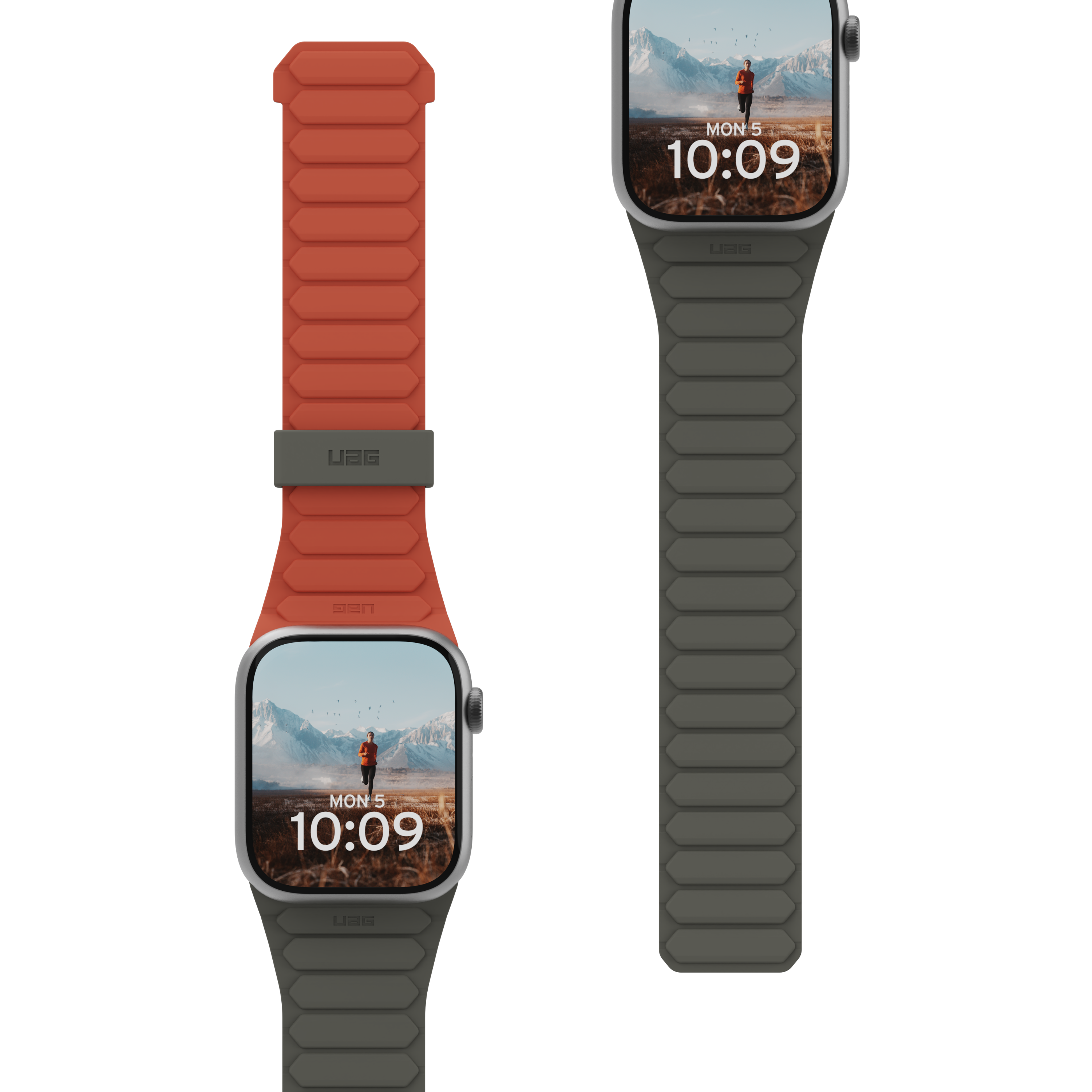 Pathfinder Strap for Apple Watch - Olive/Rust