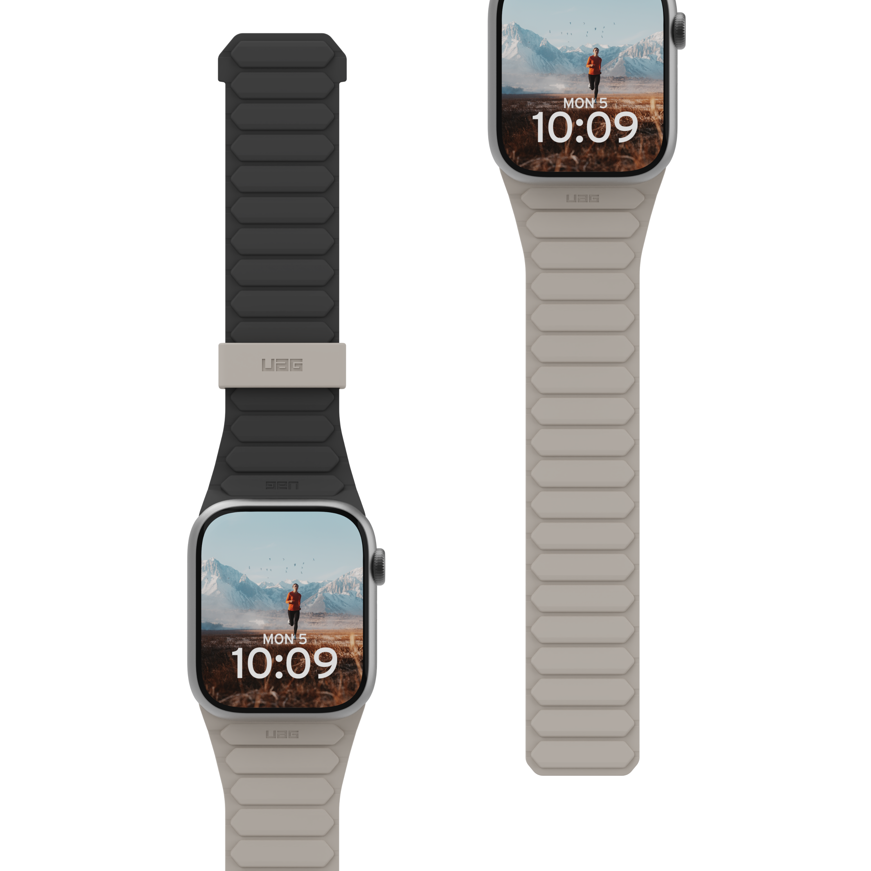 Pathfinder Strap for Apple Watch - Black/Titanium