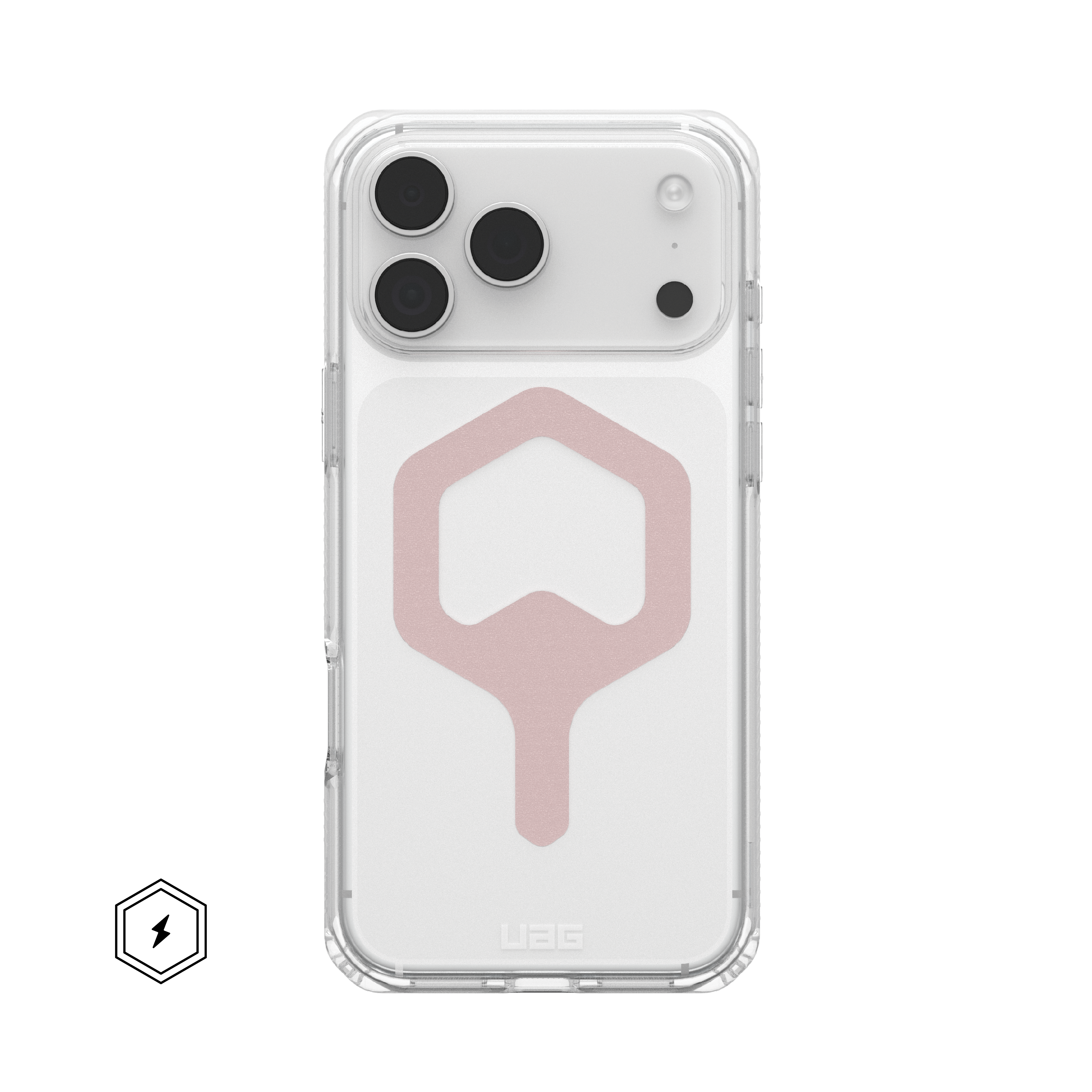 Plyo iPhone 17 Pro Max Hülle - Ice/Rose Gold